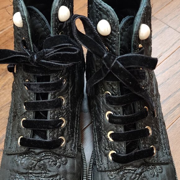 Chanel Combat Boots - Picture 1 of 8